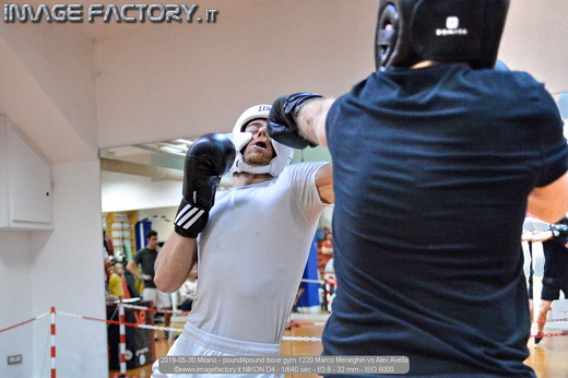 2019-05-30 Milano - pound4pound boxe gym 1220 Marco Meneghin vs Alex Avella